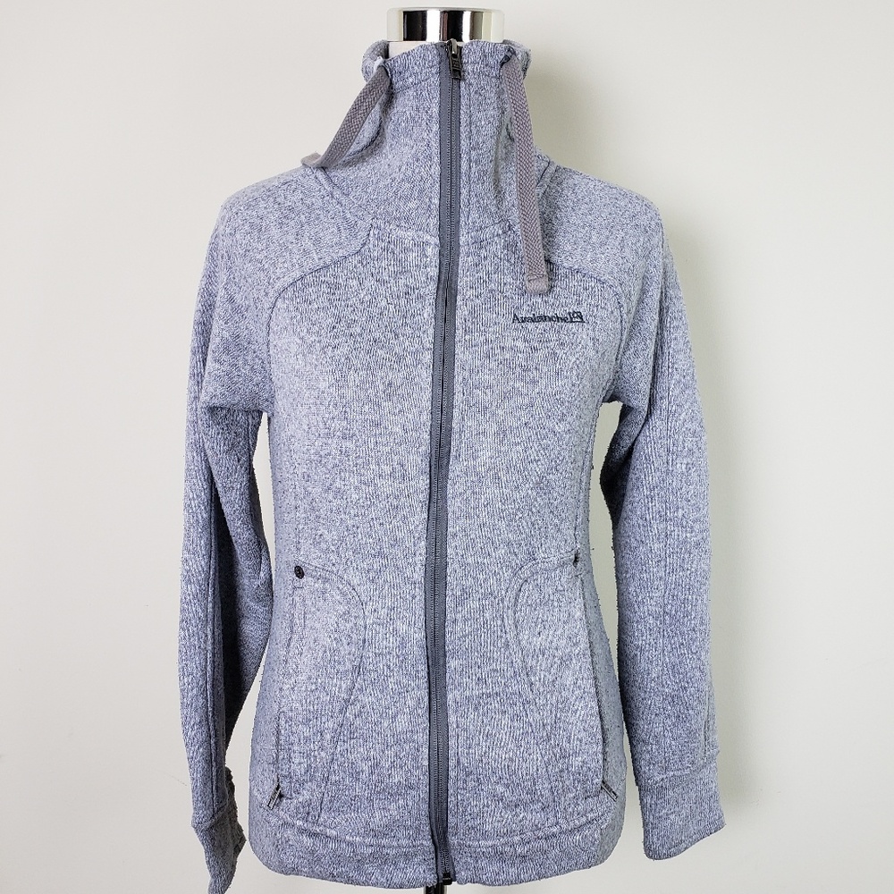 Avalanche Gray Zip Up Sweater